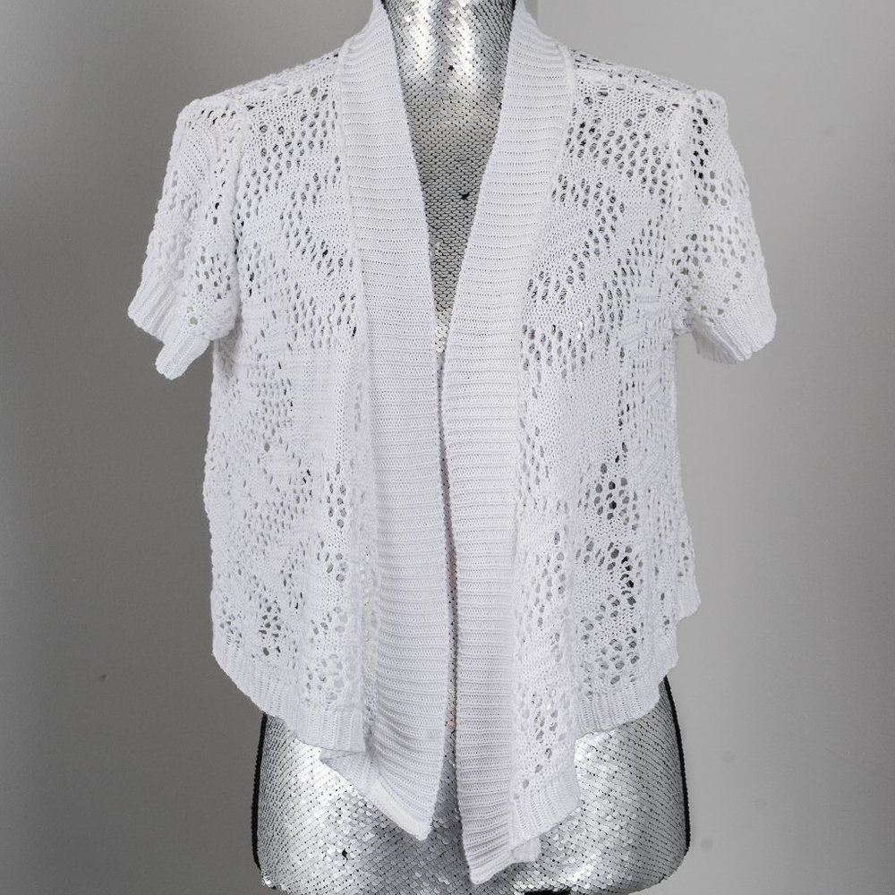 NWOT Joseph A crochet cardi - M